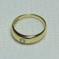 Preview: Taufring Gold mit Zirkonia