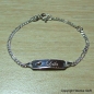 Preview: Taufarmband Silber mit Gravur Taufkette mit Gravur und Herz-Motiv 925/-Silber