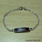 Preview: Kinderarmband Silber mit Gravur als Geschenk zur Taufe - Taufkette Junge und Mädchen