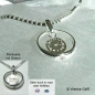 Preview: Taufring mit Taufuhr Silber inkl. Gravur