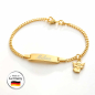 Preview: Engel-Armband für Kinder Gold