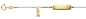 Preview: Taufkette Gold mit Teddy-Bär