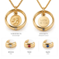 Preview: Taufring Gold graviert Schutzengel