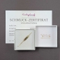 Preview: Geschenkverpackung für Namensarmband Gold