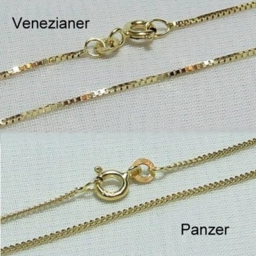 Kinderkette Gold für Schutzengel-Anhänger