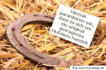 Hufeisen als Glücksbringer
