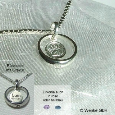 Taufring Silber mit Gravur