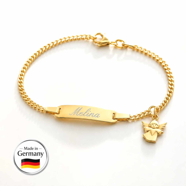 Engel-Armband für Kinder Gold