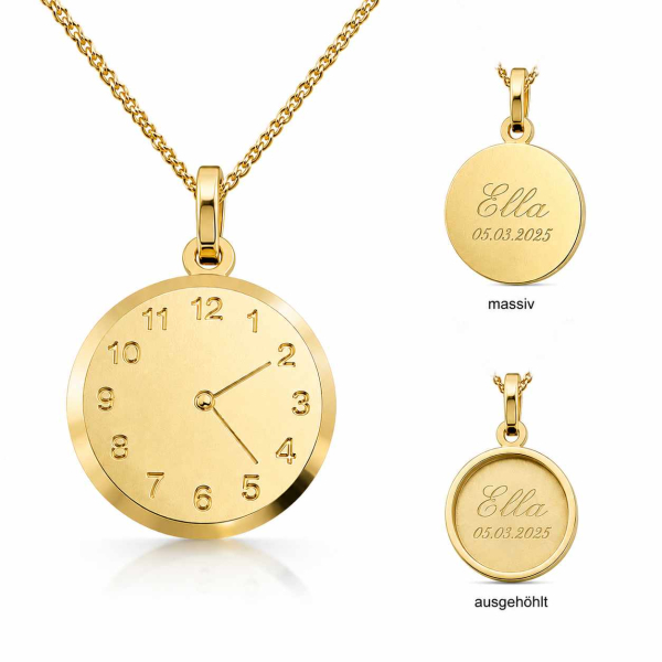 Taufuhr Gold´mit Gravur