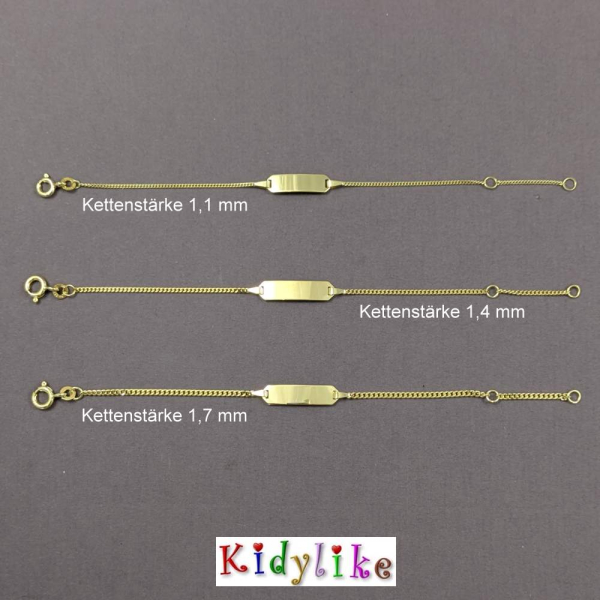 Taufkette für den Arm aus Gold