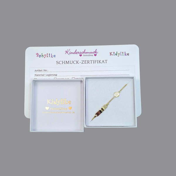 Geschenkverpackung für Taufarmband mit Schutzengel