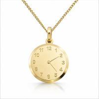 Taufuhr Gold mit Gravur auf Rückseite - 333 oder 585 - Geschenk zur Taufe